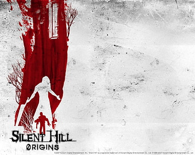 Silent Hill Blood HD, Silent Hill-Ursprünge, Videospiele, Blut, Hügel, stumm, HD-Hintergrundbild HD wallpaper