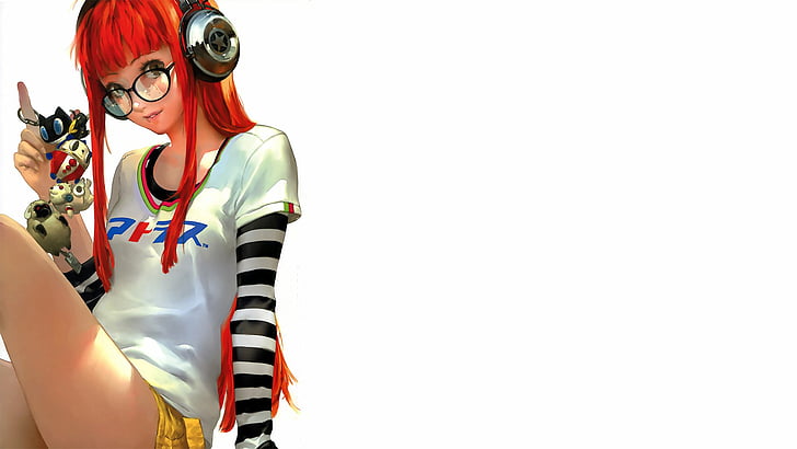 Persona, Persona 5, Anime, Futaba Sakura, Video Game, HD wallpaper