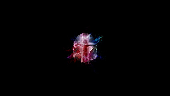 Der Mandalorianer, Farbexplosion, Baby Yoda, HD-Hintergrundbild HD wallpaper
