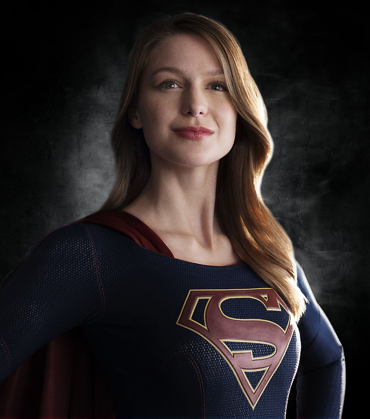 DC Super Girl, Supergirl, Melissa Benoist, DC Comics, Wallpaper HD, wallpaper seluler
