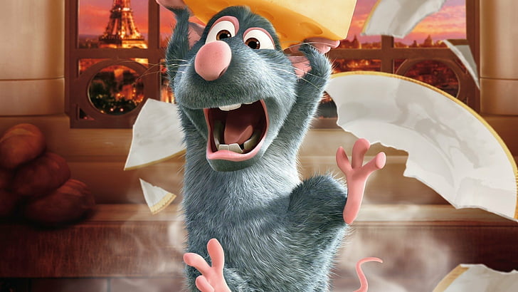 Movie, Ratatouille, Mouse, Ratatouille (Movie), Remy (Ratatouille), HD wallpaper