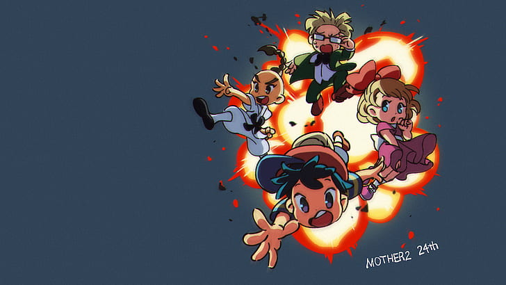 Video Game, EarthBound, Jeff (EarthBound), Ness (EarthBound), Paula (EarthBound), Poo (EarthBound), HD wallpaper