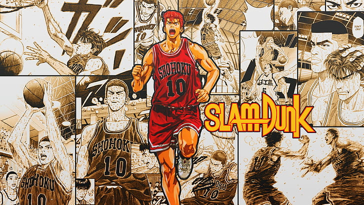 Anime, Slam Dunk, Hanamichi Sakuragi, HD wallpaper