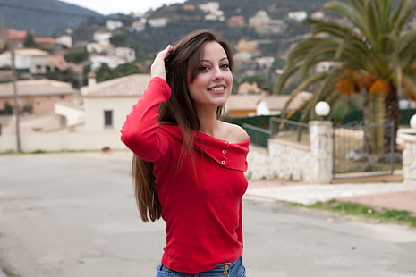 Erwachsene, Lorena Garcia, Model, Smile, HD-Hintergrundbild HD wallpaper