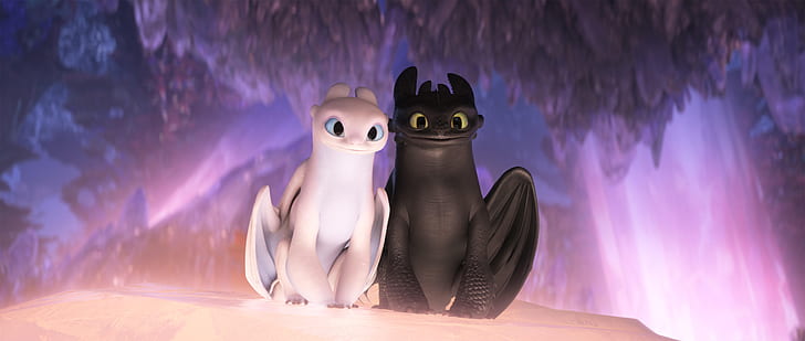 How to Train Your Dragon, How to Train Your Dragon: The Hidden World, Toothless (How to Train Your Dragon), HD wallpaper
