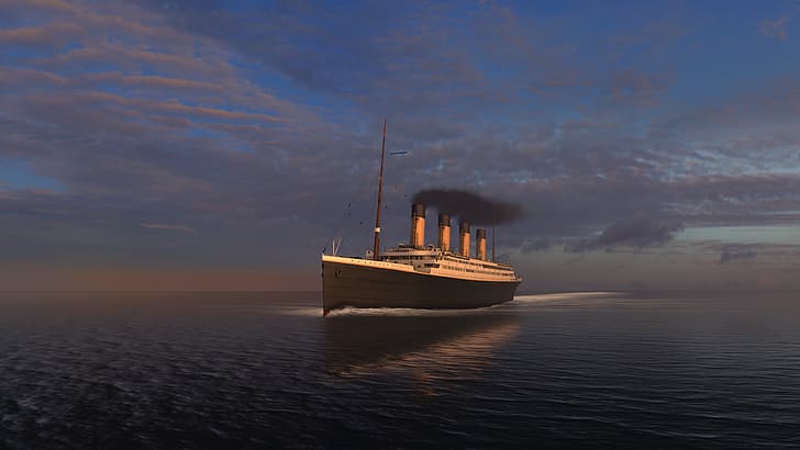 Titanic, ship, HD wallpaper