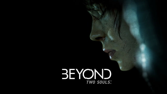 Beyond: Two Souls Face Black HD ، ألعاب فيديو ، أسود ، وجه ، اثنان ، روحان ، وراءهما، خلفية HD HD wallpaper