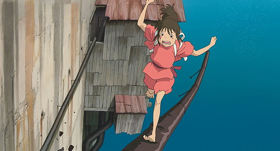 Studio Ghibli, Spirited Away, anime, Chihiro, chicas anime, Fondo de pantalla HD HD wallpaper