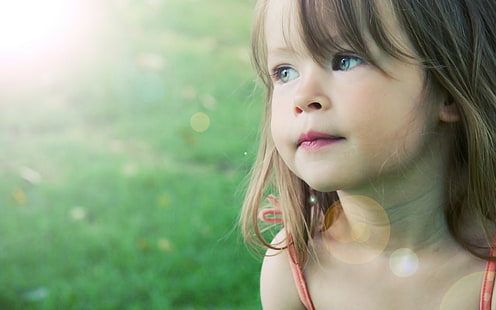 Nettes kleines Mädchen, Kind, Sonnenschein, nettes kleines Mädchen, Kind, Sonnenschein, HD-Hintergrundbild HD wallpaper