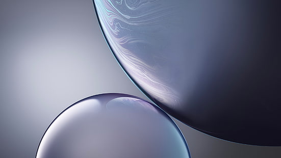 Grå bubblor iPhone XR lager, iPhone, bubblor, lager, grå, HD tapet HD wallpaper