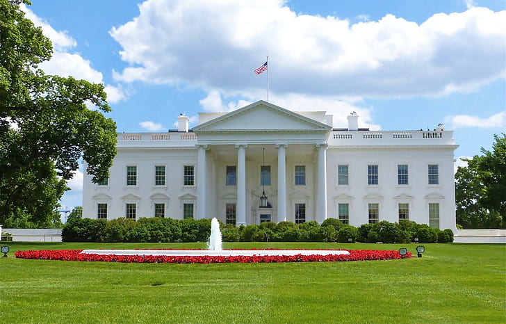 Washington, D.C.Das Weiße Haus, weißes Haus, 1920x1230, Washington DC, das Weiße Haus, HD-Hintergrundbild
