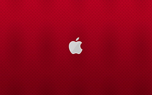 Лого на Apple, Apple, Red, Mac, D.R, HD тапет HD wallpaper