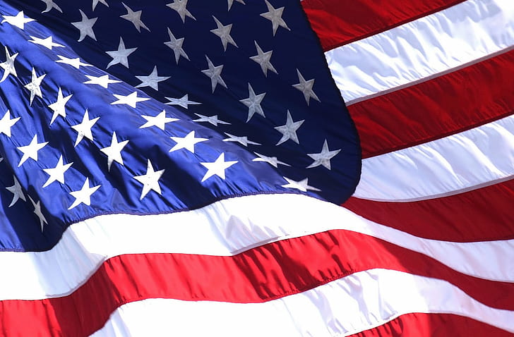 Bendera, Amerika Serikat, Bintang, Garis, bendera, negara bagian, bintang, garis, Wallpaper HD