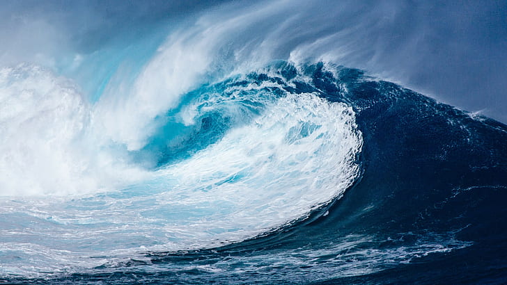 maremotos, mar, viento, agua, olas, mar, viento, agua, Fondo de pantalla HD
