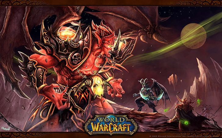 World of Warcraft, Illidan Stormrage, Kael'thas, videospel, HD tapet