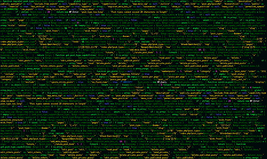 الحاسوب كود البرمجة PHP تسليط الضوء على بناء الجملة القرصنة الخضراء بساطتها، خلفية HD HD wallpaper