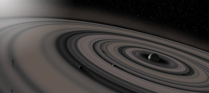 illustrazione del pianeta, pianeta, anello, Saturno, stelle, asteroidi, cintura, NASA, spazio, satelliti, foto, polvere, gigante di gas, immagini, anelli, Sfondo HD