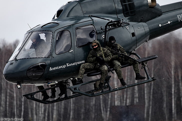 uçaklar, askeri, helikopterler, rus ordusu, as val, eurocopter as355, HD masaüstü duvar kağıdı
