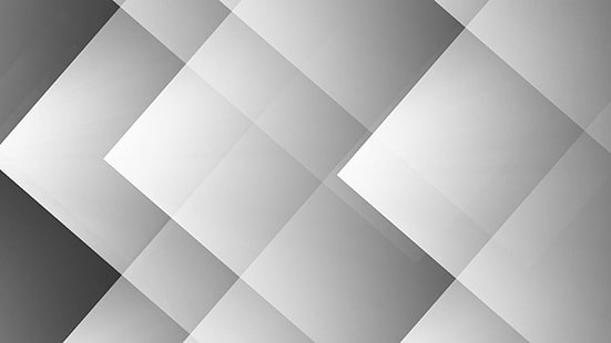 черно и бяло, сиво, монохромен, линия, симетрия, минималистичен, квадрат, минимално изкуство, модел, графика, ъгъл, текстура, HD тапет HD wallpaper