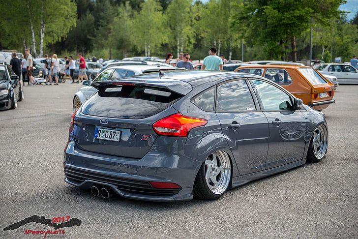 tuning, mobil, Ford Focus ST, Wallpaper HD
