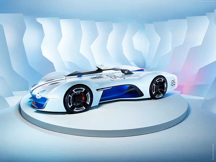 sport car, concept, racing, Gran Turismo, review, Best Games of 2015, Alpine Vision Gran Turismo, Renault, PS3, HD wallpaper