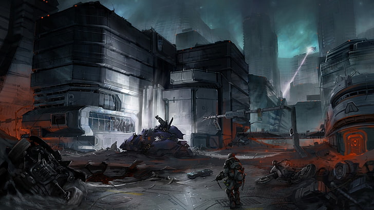 Poster Halo, Halo, Halo 3: ODST, Wallpaper HD
