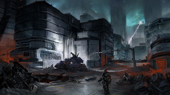 Haloposter, Halo, Halo 3: ODST, HD-Hintergrundbild HD wallpaper