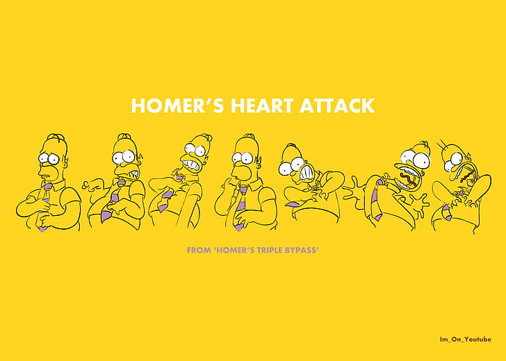 artwork, Homer Simpson, The Simpsons, HD wallpaper