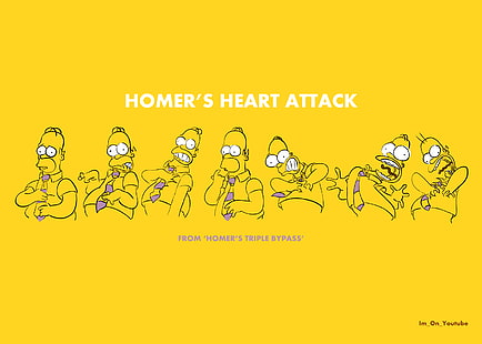 opere d'arte, Homer Simpson, The Simpsons, Sfondo HD HD wallpaper