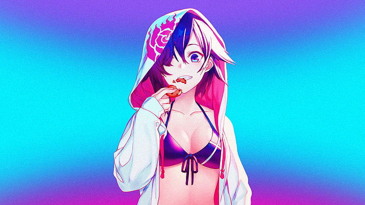 Ilustración de personaje de anime femenino, DubstepGutter, chicas de anime, anime, obras de arte, arte digital, Fondo de pantalla HD