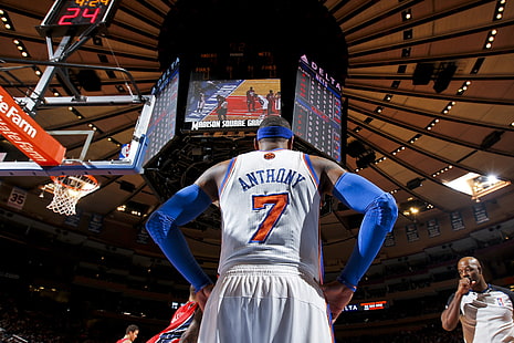 NBA, basket, New York City, New York Knicks, Carmelo Anthony, sport, uomini, sport, Sfondo HD HD wallpaper
