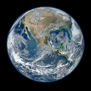 planeta Terra, Terra, América do Norte, Golfo do México, HD papel de parede HD wallpaper