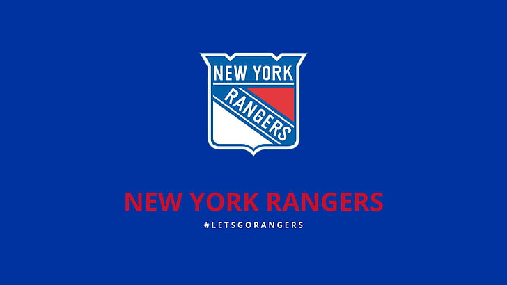Нью-Йорк Рейнджерс, хоккей на льду, логотип, нью-йоркские рейнджеры, хоккей на льду, логотип, HD обои
