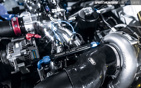 Subaru WRX STI Race Car Engine Turbo HD, автомобили, авто, гонки, двигатель, субару, wrx, ​​sti, turbo, HD обои HD wallpaper
