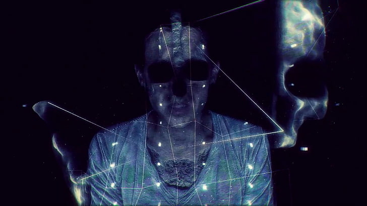 Person, die Skelettillustration, Linkin Park zeigt, HD-Hintergrundbild