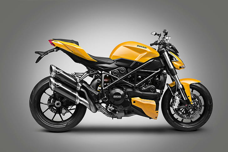 motocykl, Ducati Streetfighter 848, Tapety HD