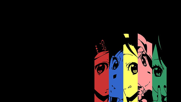 K-ON !, Collage, Anime Girls, HD-Hintergrundbild