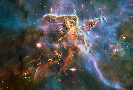 przestrzeń, mgławica, NASA, Hubble, starkiteckt, Tapety HD HD wallpaper