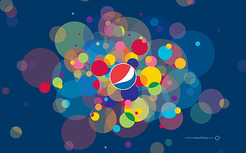 cola, boisson, boissons, logo, pepsi, affiche, soda, Fond d'écran HD HD wallpaper