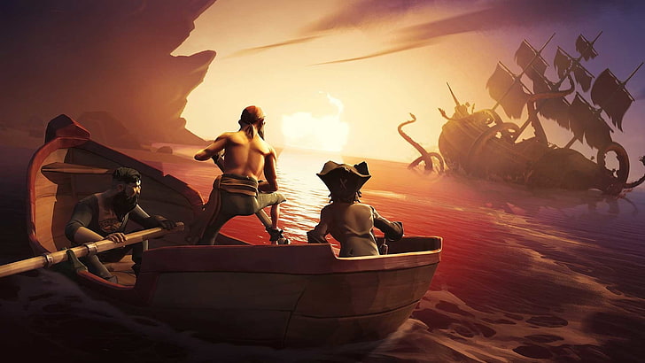 Gra wideo, Sea Of Thieves, Tapety HD