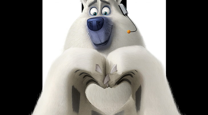 마다가스카르 펭귄, 북극곰 캐릭터 일러스트, 만화, 마다가스카르, 펭귄, 재 밌 네요, 곰, 영화, 귀여운, 북극곰, Corporal의 펭귄, HD 배경 화면