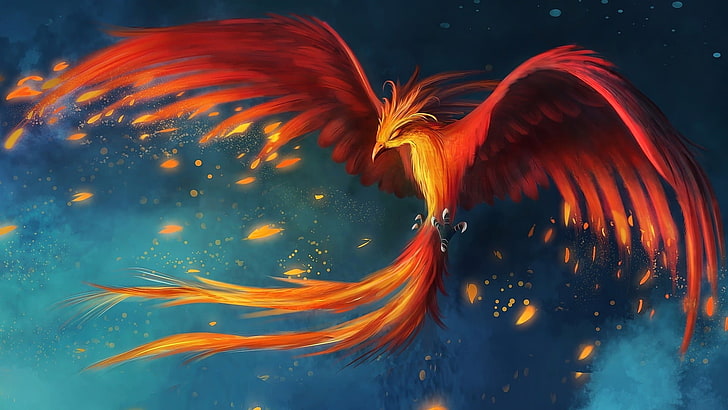 phoenix wallpaper, phoenix, HD wallpaper