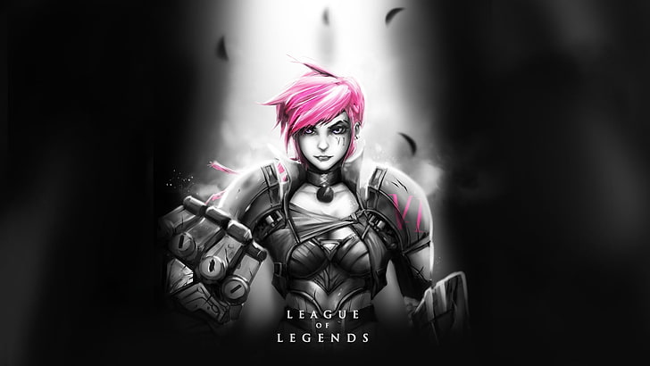 League of Legends character digital wallpaper, Vi (League of Legends), League of Legends, video games, HD wallpaper