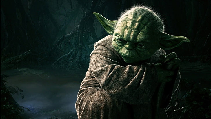 Star Wars Master Yoda digital wallpaper, Yoda, Star Wars, HD wallpaper