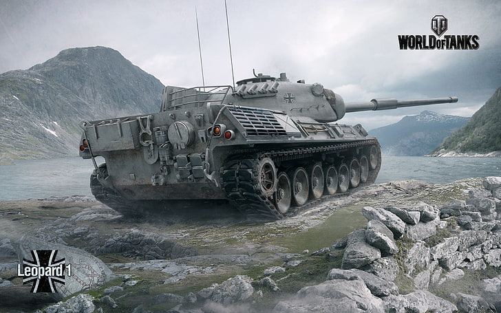 Ilustrasi game World of Tanks, tank, World of Tanks, Leopard 1, wargaming, video game, Wallpaper HD