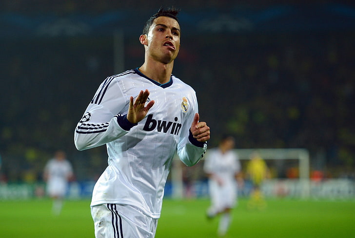 Cristiano Ronaldo, futbol, ​​form, Cristiano Ronaldo, oyuncu, gol, Ronaldo, kutlama, Şampiyonlar Ligi, Real Madrid, 2012-13, Borussia Dortmund, HD masaüstü duvar kağıdı