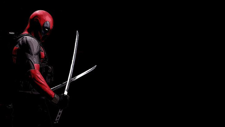 Deadpool тапет, комикси, Deadpool, боди, комикс, комикси на Marvel, маска, Merc с уста, меч, оръжие, HD тапет