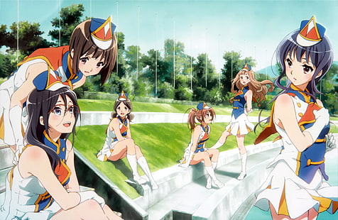 Anime, son!Euphonium, Asuka Tanaka, Haruka Ogasawara, Kaori Nakaseko, Mizore Yoroizuka, Natsuki Nakagawa, Yuuko Yoshikawa, Fond d'écran HD HD wallpaper
