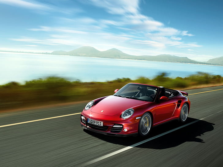 Porsche 911 Turbo Cabrio, Porsche, Turbo, Cabrio, HD-Hintergrundbild