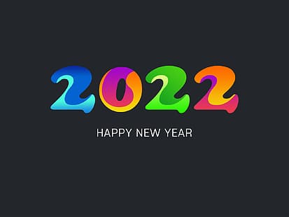  2022 new year, Happy New Year, HD wallpaper HD wallpaper